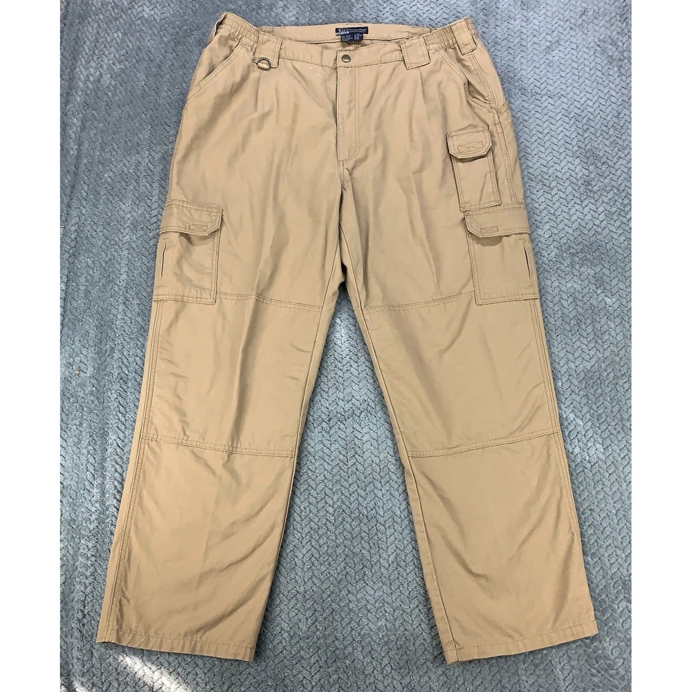 511 Tactical Pants‎ Men 42x32 (Fits 41x31) Khaki Ripstop Cargo Double Knee 74251
